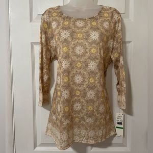 NWT Ruby Rd top Large